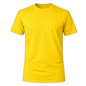 Camiseta Básica 100% algodão Fio 30.1 - Amarelo
