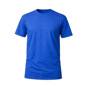 Camiseta Básica 100% algodão Fio 30.1 - Azul Royal