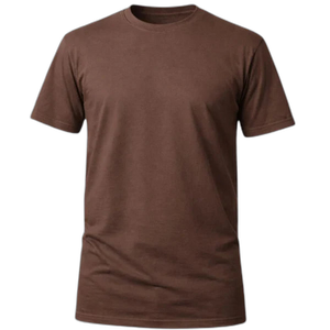 Camiseta Básica 100% algodão Fio 30.1 - Marrom
