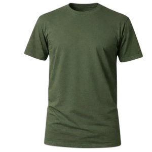Camiseta Básica 100% algodão Fio 30.1 - Verde Militar