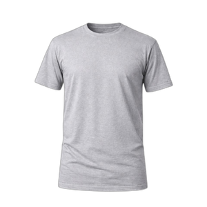 Camiseta Básica Plus Size 100% Algodão - Cinza