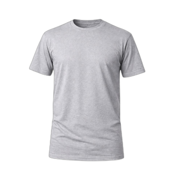 Camiseta Básica Plus Size 100% Algodão - Cinza