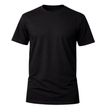 Camiseta Básica Plus Size 100% Algodão - Preto