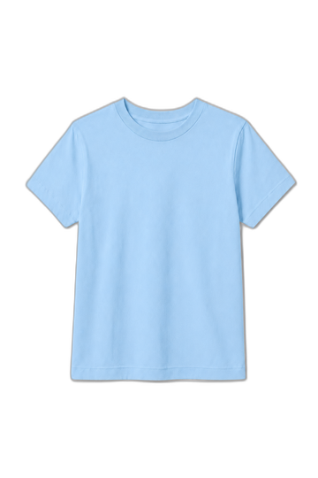 Camiseta Infantil 100% Algodão - Azul