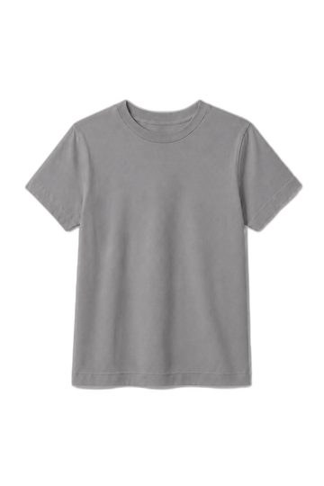 Camiseta Infantil 100% Algodão - Cinza