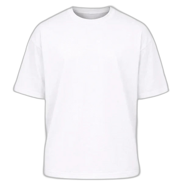 Camiseta Oversized Tecido Suedine - Branco