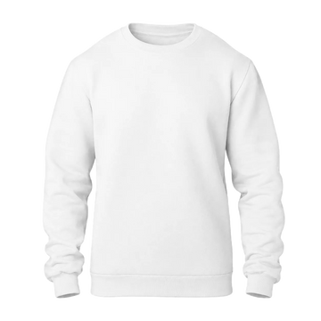 Blusa Moletom Gola Redonda Premium - Branco