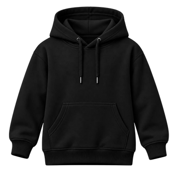 Blusa Moletom Canguru Infantil - Preto