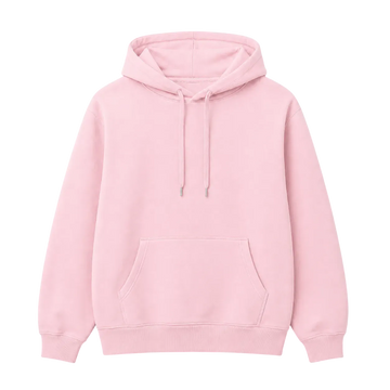Blusa Moletom Canguru Premium - Rosa Bebê