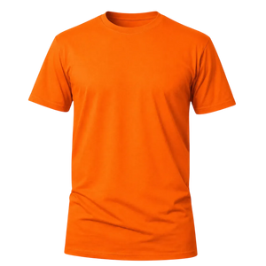 Camiseta Básica 100% algodão Fio 30.1 - Laranja