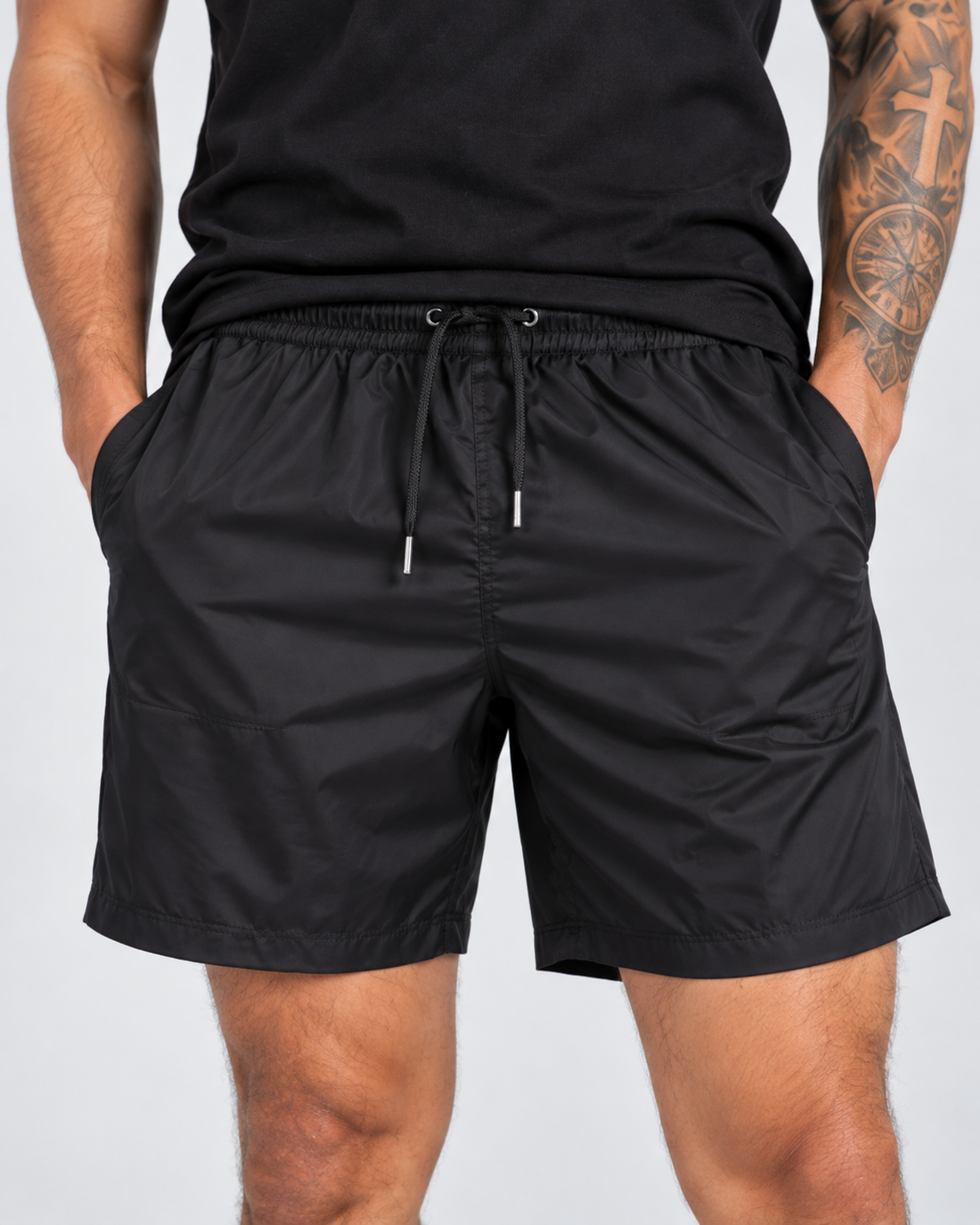 Short Tactel Masculino - Preto