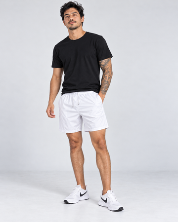 Short Tactel Masculino - Branco