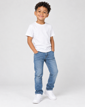 Camiseta Infantil 100% Algodão - Branco