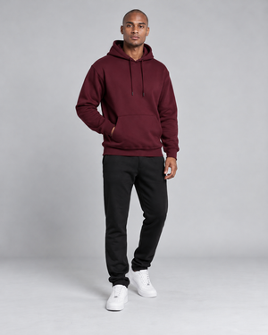 Blusa Moletom Canguru Premium - Vermelho Bordo