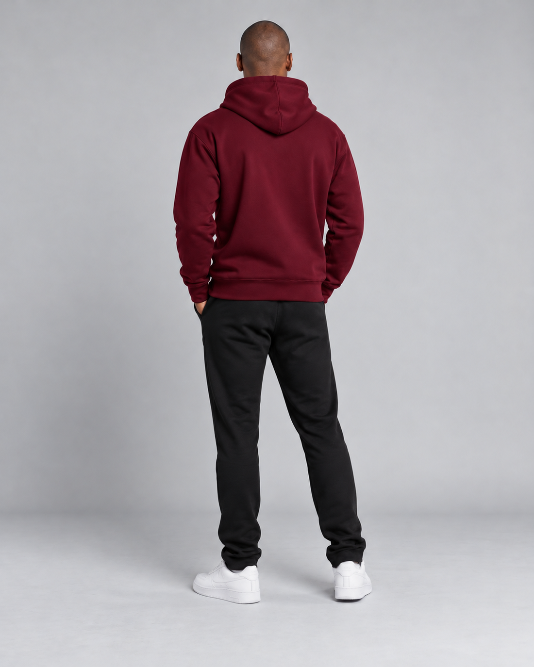 Blusa Moletom Canguru Premium - Vermelho Bordo