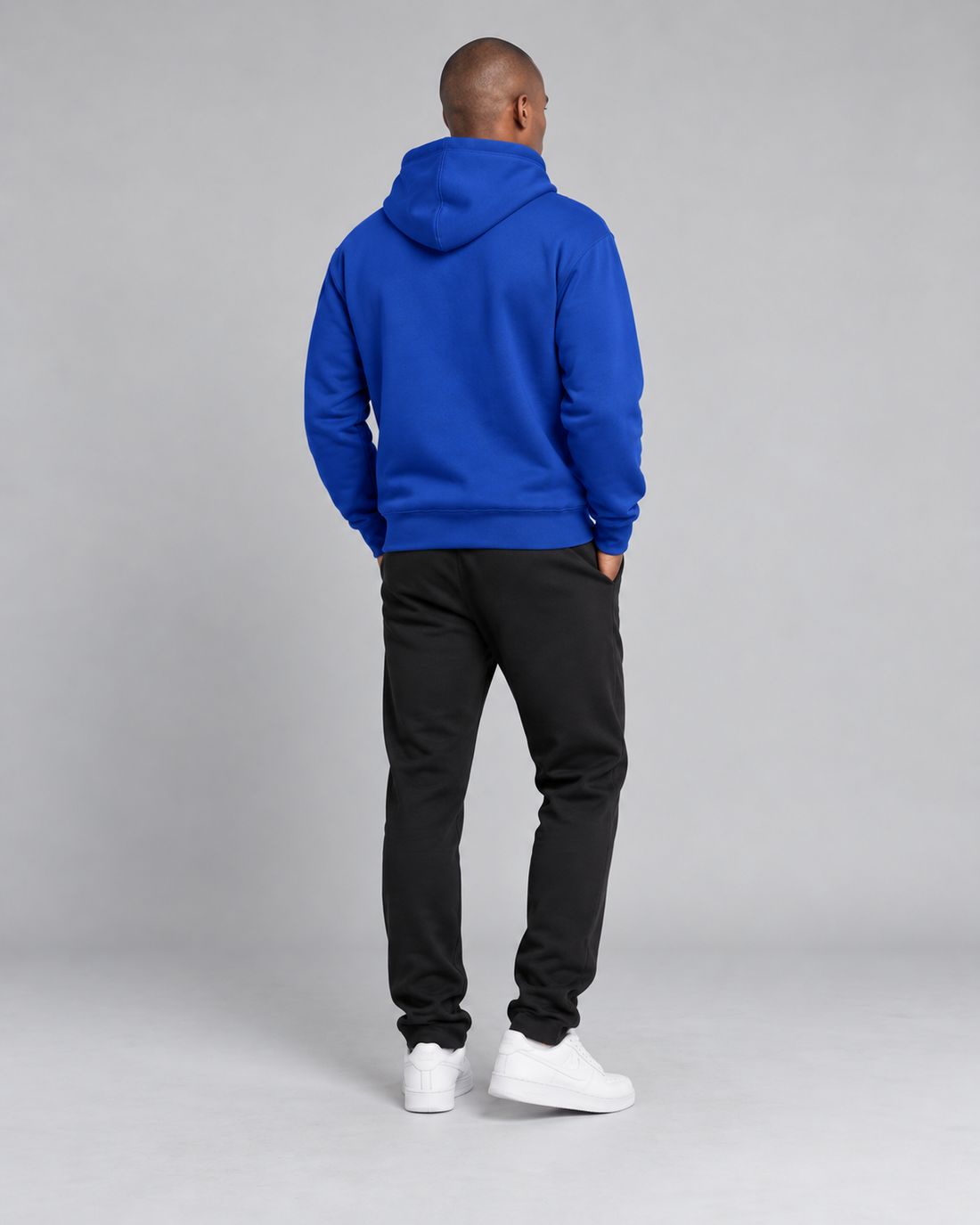 Blusa Moletom Canguru Premium - Azul Royal