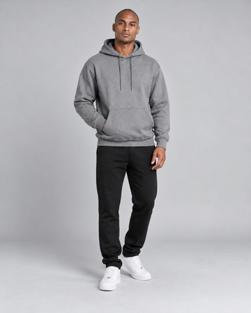 Blusa Moletom Canguru Premium - Cinza