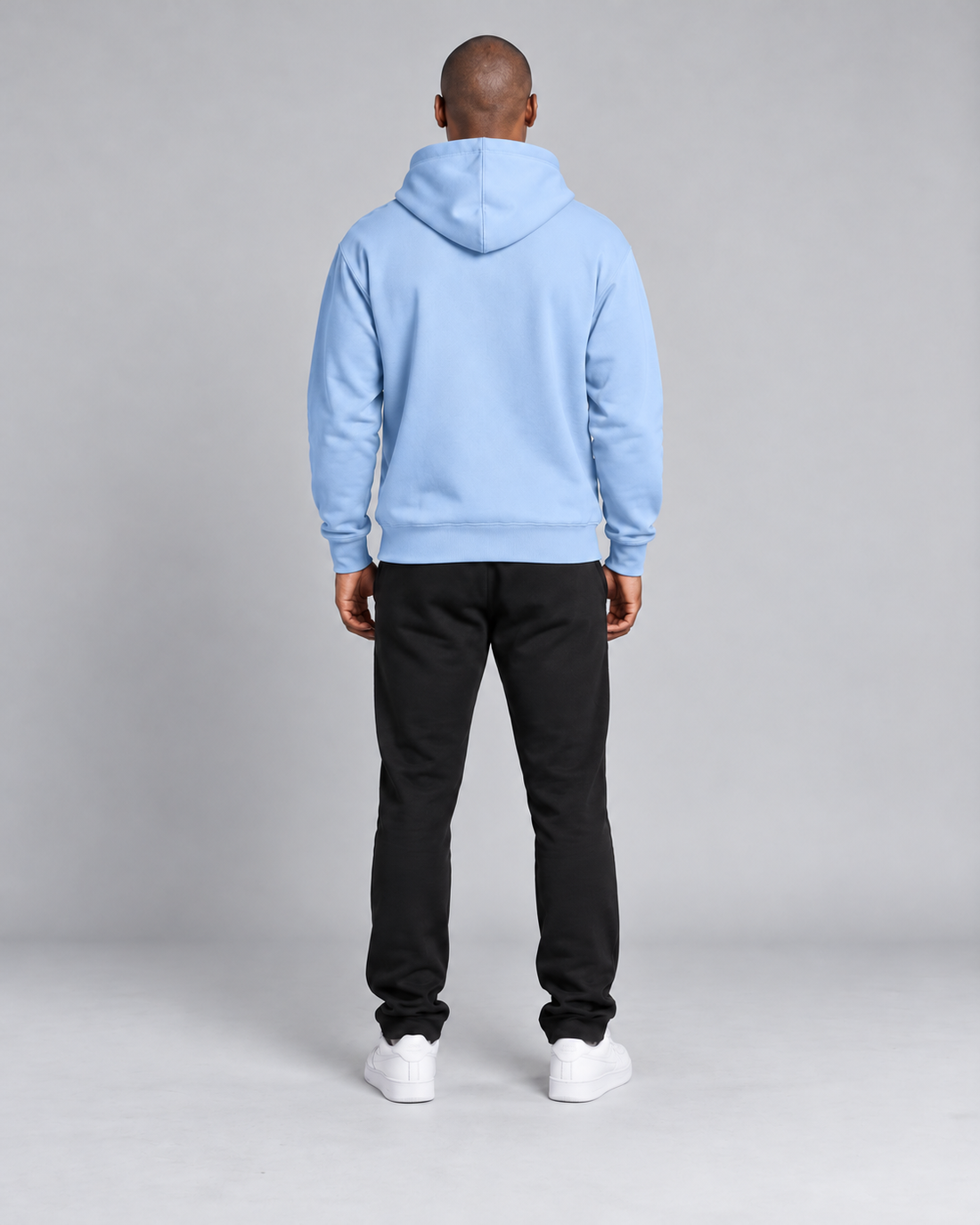 Blusa Moletom Canguru Premium - Azul Bebê