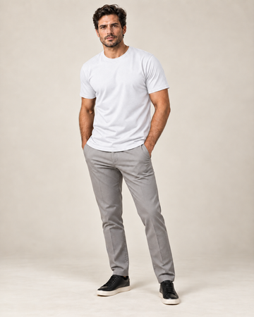 Camiseta Básica 100% algodão Fio 30.1 - Branco