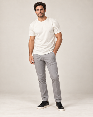 Camiseta Básica 100% algodão Fio 30.1 - Off White