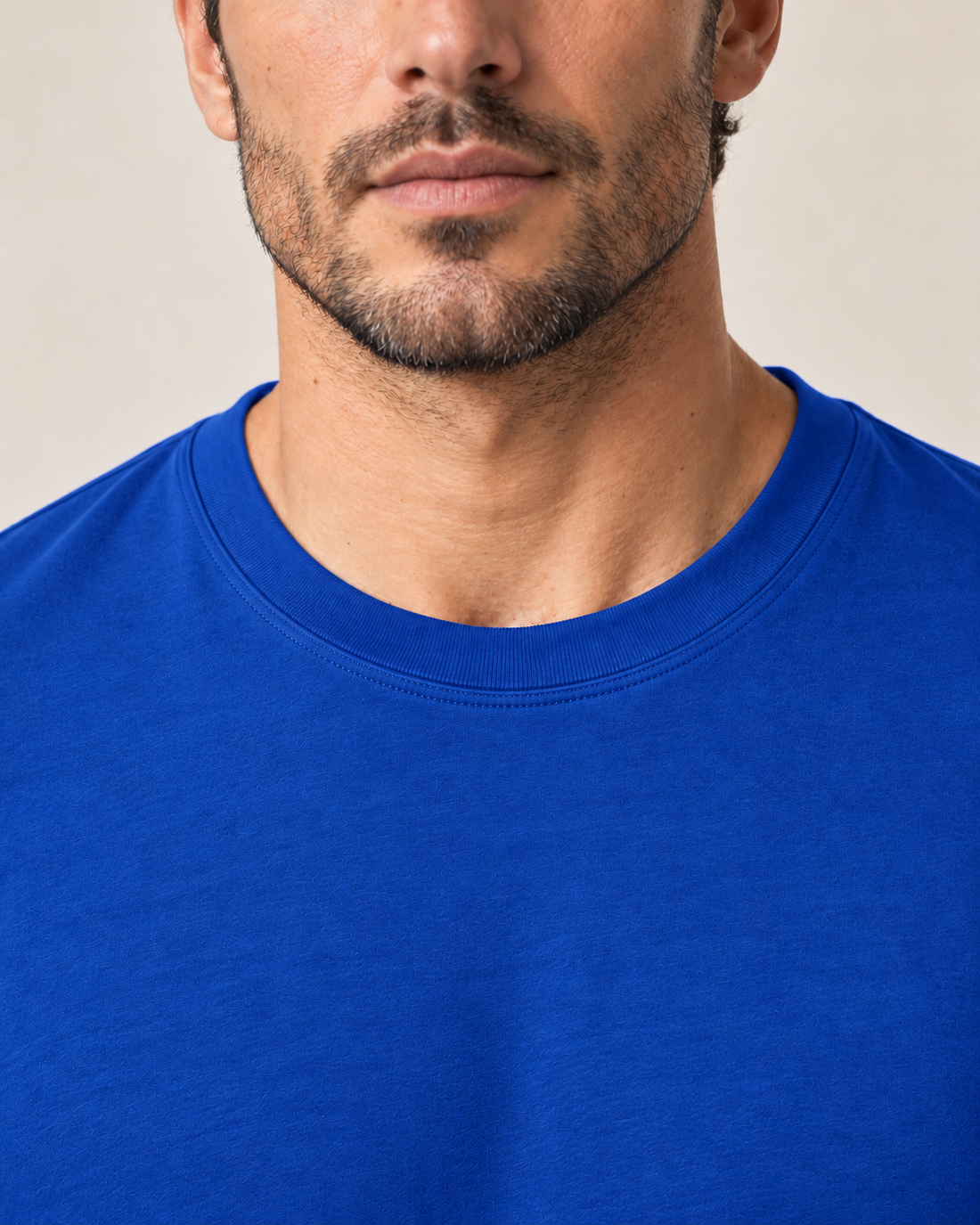 Camiseta Básica 100% algodão Fio 30.1 - Azul Royal
