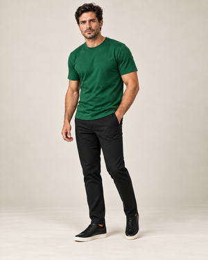 Camiseta Básica 100% algodão Fio 30.1 - Verde Bandeira