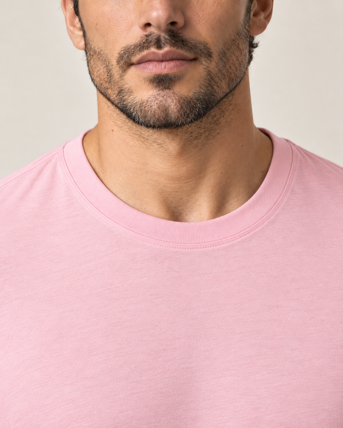 Camiseta Básica 100% algodão Fio 30.1 - Rosa