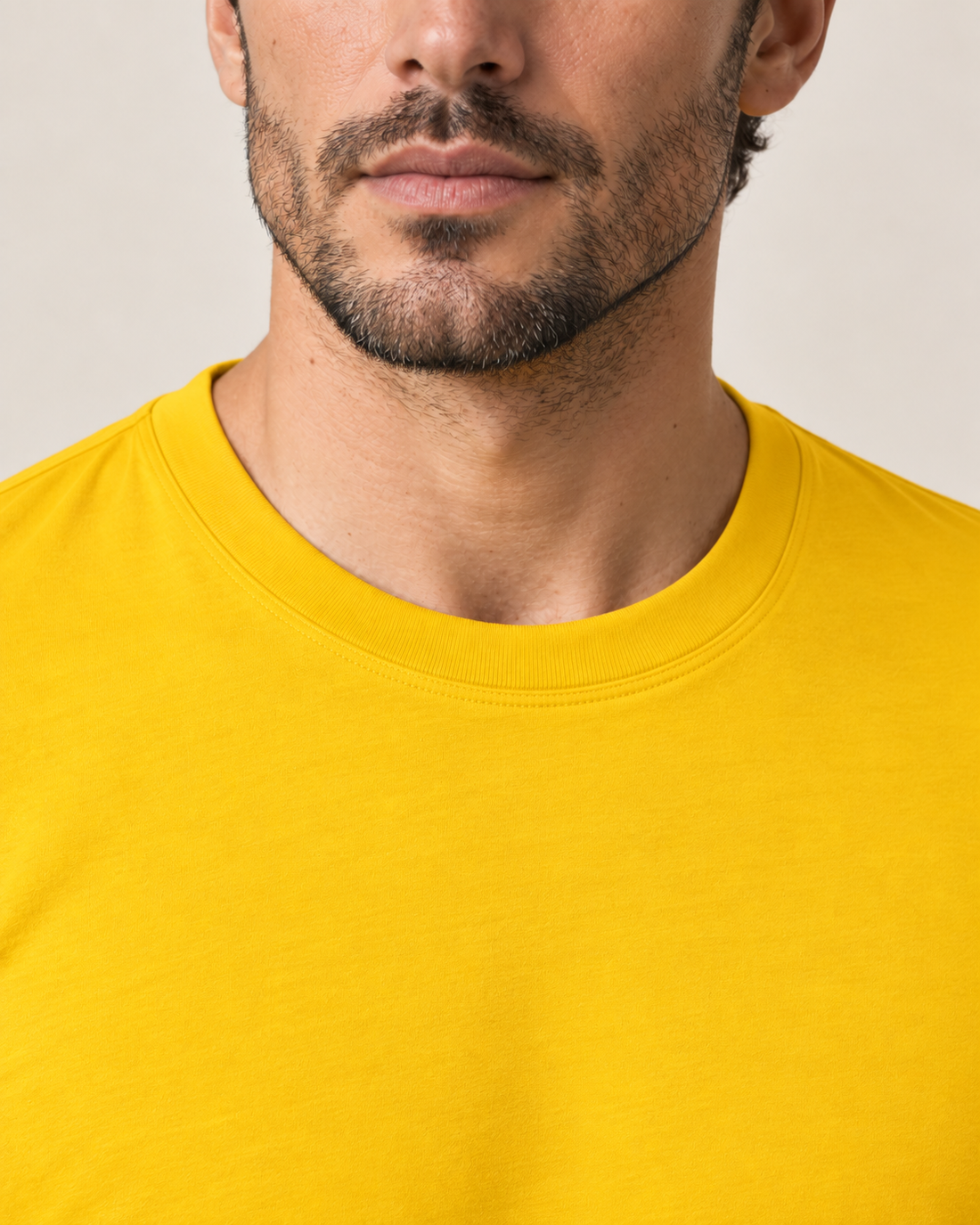 Camiseta Básica 100% algodão Fio 30.1 - Amarelo