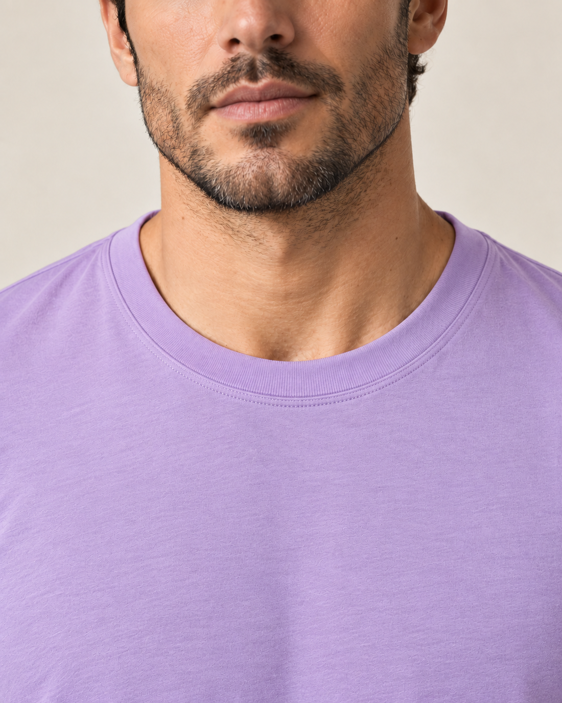 Camiseta Básica 100% algodão Fio 30.1 - Lilás