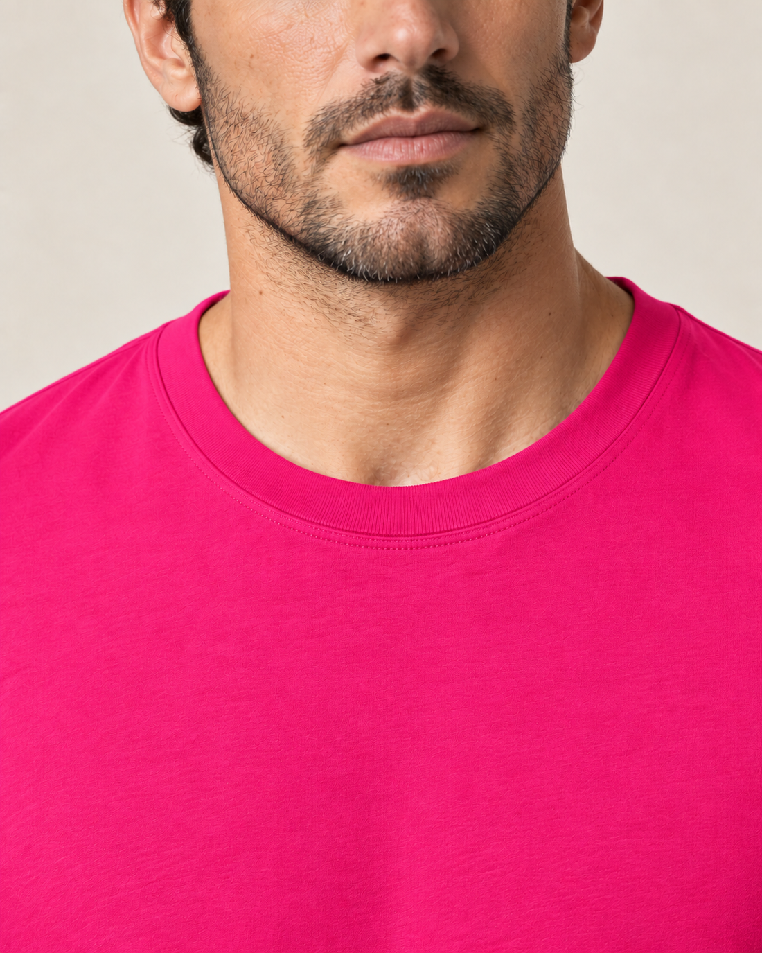 Camiseta Básica 100% algodão Fio 30.1 - Pink