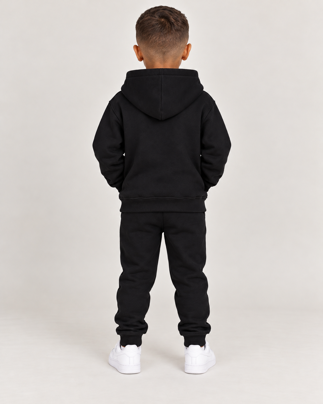 Blusa Moletom Canguru Infantil - Preto
