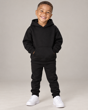 Blusa Moletom Canguru Infantil - Preto